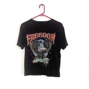 Freedom world tour crop top